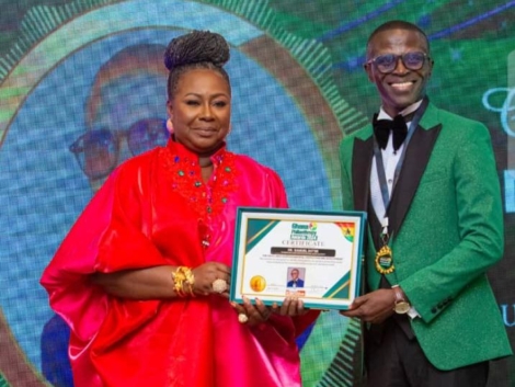 Dr. Samuel Dotse Honored at Ghana Philanthropy Awards for Excellence in Environmental Protection and Development