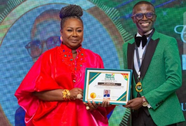 Dr. Samuel Dotse Honored at Ghana Philanthropy Awards for Excellence in Environmental Protection and Development
