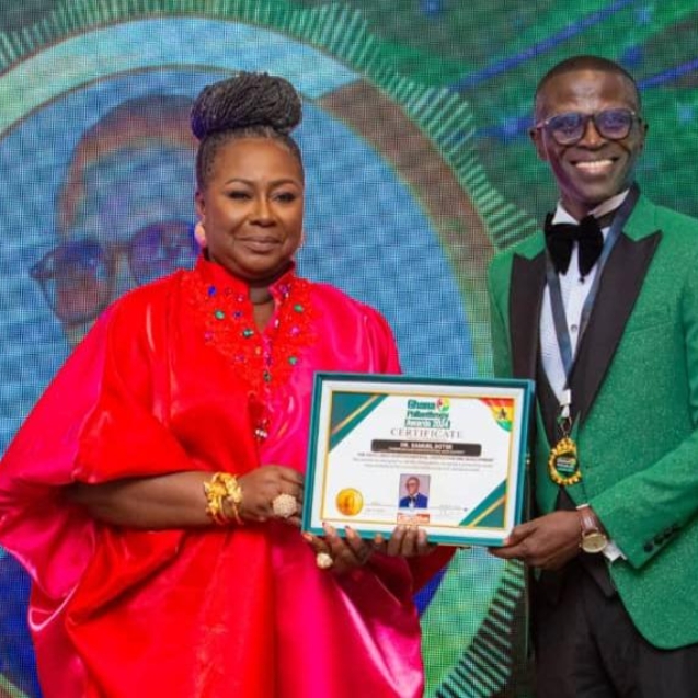 Dr. Samuel Dotse Honored at Ghana Philanthropy Awards for Excellence in Environmental Protection and Development